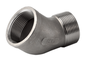 Kolanko 45° 1/8" GZ/GW, 4408, 45ST., BSP - Air-Com