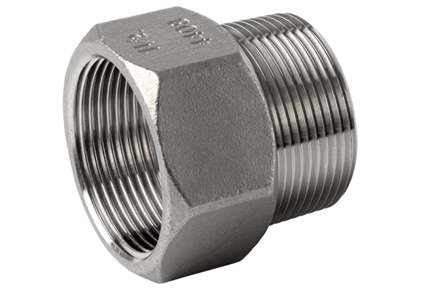Adapter 1/4" BSP-NPT, 4408, BSP(GZ)/NPT(GW) - Air-Com