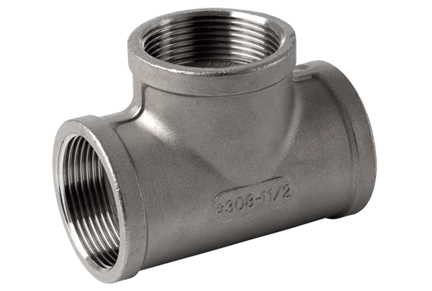Trójnik 4" GW/GW/GW, 4408, ISO 228-1G, BSP - Air-Com