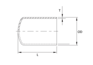 Dennica 2" 50.8 x 1.65 L= 63.5 mm, 316L, ASME BPE, DT-4.1.5-1 (DT-30), 2", SF4, Ra max. 0,38 um - Air-Com