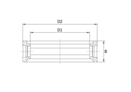 Uszczelka do zaworu GEA DN65 GEA, EAF-75, EPDM, DIN - Air-Com