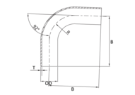 Kolanko 92° 2" 50.8 x 1.65 mm, 316L, ASME BPE, DT-4.1.1-10, 2", SF4, Ra max. 0,38 um - Air-Com