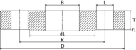 Kołnierz płaski EN DN 80 / 88.9 mm, 1.4404, EN-1092 type 01B1, PN10/16, DN 80 - Air-Com
