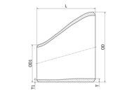 Redukacja niesymetryczna, 316/316L, ASTM A-403 WP-S, 2", bezszwowa - Air-Com