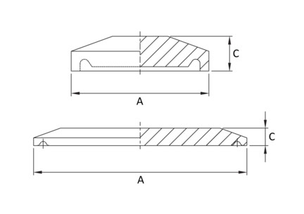 Zaślepka Clamp 2" K= 64 mm, 316L, ASME BPE, DT-4.1.5-2 (DT-31), K=64, SF4, Ra max. 0,38 um - Air-Com