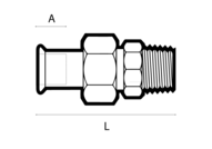 Złącze 54 mm x 2", 1.4404, 2" - Air-Com