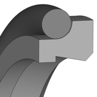 Zgarniacz podwójny AD60 2P 30X36,8X5 PT0098 (67082870) - Dichtomatik