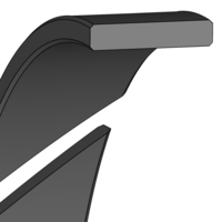Pierścień prowadzący tłoka FRK05 32X28X5,6 HG0003 (67168000) - Dichtomatik