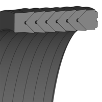 Zestaw uszczelnień hydraulicznych SDS01 46083 45X65X27,5 NN0056 (67000241) - Dichtomatik