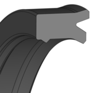 Uszczelniacz tłoczyska SNI39 100X110X11 PU9534 (67170929) - Dichtomatik