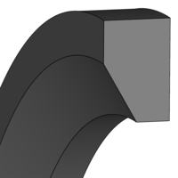 Uszczelki kołnierzowe EPDM profil PRR - Dichtomatik