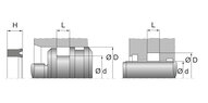 Uszczelniacz symetryczny N25 67X77X13 PU9534 (67014558) - Dichtomatik