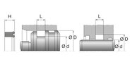 Uszczelniacz symetryczny N36 65X77X10 PU9534 (67115702) - Dichtomatik