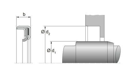 Simmering 110X130X12 PT0037 WCP20 (67175357) - Dichtomatik