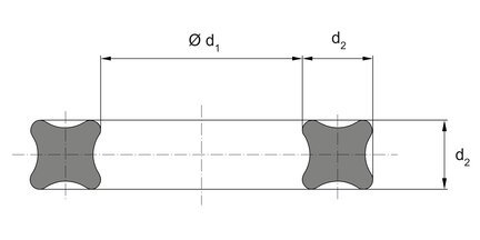 Xring 12,37X2,62 NBR (67073170) - Dichtomatik