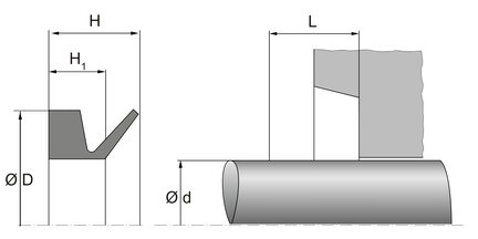 Vring VA 10X60 NBR (49457121) - Dichtomatik