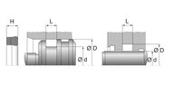 Uszczelniacz symetryczny N05 85X95X7,5 NB8009 (67059413) - Dichtomatik