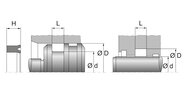 Uszczelniacz symetryczny N21 80X90X8 NB9055 (67188732) - Dichtomatik
