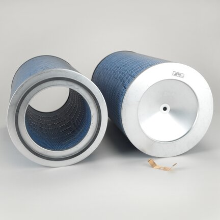 Wkład zamknięty, z otworem 16 mm, Ultra-Web fr, śr. zewn. 352 mm × dł. 1200 mm, uziemienie, zestaw bez jarzma - Donaldson