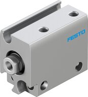 Siłownik kompaktowy ISO 21287 dwustronnego działania ADN-S-10-10-I-F1A (8142519) serii ADN-S - Festo