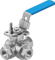 Zawór kulowy VZBE-3/8-T-63-F-3L-F04-M-V15V15 (8096944) serii VZBE - Festo