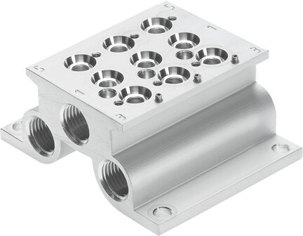Blok przyłączeniowy CPE14-PRS-3/8-3-NPT (550080) serii CPE14 - Festo