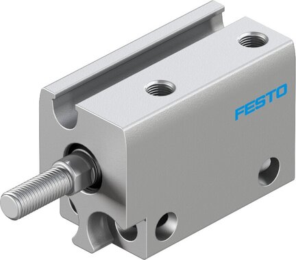 Siłownik kompaktowy ISO 21287 dwustronnego działania ADN-S-6-10-A-F1A (8142514) serii ADN-S - Festo