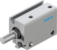 Siłownik kompaktowy ISO 21287 dwustronnego działania ADN-S-10-10-A-A-F1A (8142524) serii ADN-S - Festo