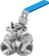 Zawór kulowy VZBE-3/4-T-63-F-3T-F04-M-V15V15 (8096954) serii VZBE - Festo