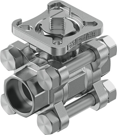 Zawór kulowy VZBE-1/2-WA-63-T-2-F0304-V15V15 (8089040) serii VZBE - Festo