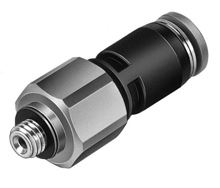 Obrotowe złącze wtykowe QSR-1/2-3/8-U (153960) serii QSR - Festo