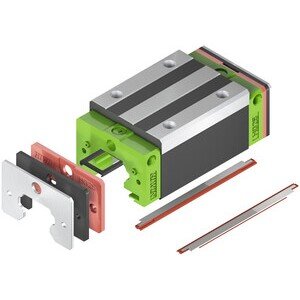 Uszczelnienie HG30C do modyfikacji zabezpieczenia przeciwpyłowego z „SS” na „ZWX (5-000020) - HIWIN