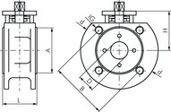 Zawór kulowy kołnierzowy, kompaktowy, stal nierdzewna, DN65-PN16 (DIN) (KHFLK65/16FES) - Koly Deutschland