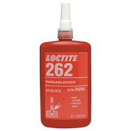 LOCTITE 262 250 ml - Klej anaerobowy do zabezpieczania połączeń gwintowych, średnio/trudno demontowalny, czerwony