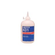 LOCTITE 431 500 g - Uniwersalny klej cyjanoakrylanowy (błyskawiczny), do porowatych materiałów, bezbarwny/przezroczysty