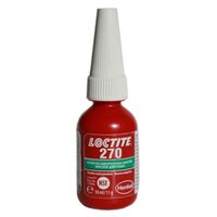 LOCTITE 270 10 ml - Klej anaerobowy do zabezpieczania połączeń gwintowych, trudno demontowalny, zielony