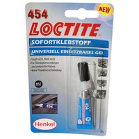 LOCTITE 454 3 g - Uniwersalny klej cyjanoakrylowy (błyskawiczny) w postaci żelu, bezbarwny/przezroczysty