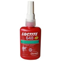 LOCTITE 648 50 ml - Anaerobowy klej do mocowania metalowych części współosiowych, trudno demontowalny, zielony