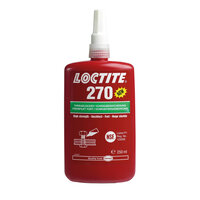 LOCTITE 270 250 ml - Klej anaerobowy do zabezpieczania połączeń gwintowych, trudno demontowalny, zielony