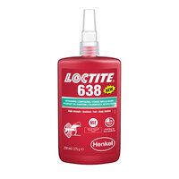 LOCTITE 638 250 ml - Anaerobowy klej do mocowania metalowych części współosiowych, trudno demontowalny, zielony