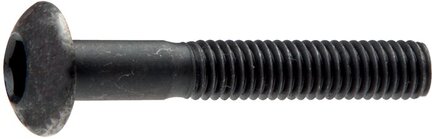 Śruba z łbem kulistym ISO7380-1, M6x16, stal błyszcząca