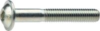 Śruba z łbem kulistym z kołnierzem ISO7380-2, M8x45, stal ocynkowana 10.9