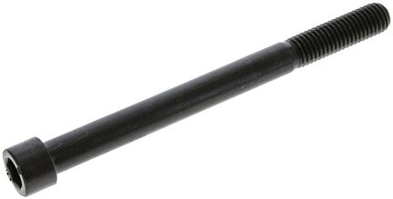 Śruba z łbem walcowym z gniazdem sześciokątnym DIN 912, M12x140, stal błyszcząca (czarna) 12.9
