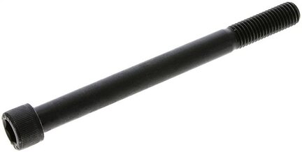 Śruba z łbem walcowym z gniazdem sześciokątnym DIN 912, M14x160, stal błyszcząca (czarna) 12.9