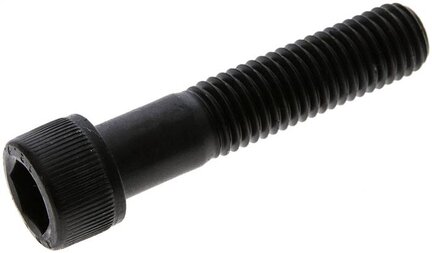 Śruba z łbem walcowym z gniazdem sześciokątnym DIN 912, M14x65, stal błyszcząca (czarna) 12.9