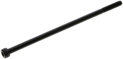 Śruba z łbem walcowym z gniazdem sześciokątnym DIN 912, M6x140, stal błyszcząca (czarna) 12.9