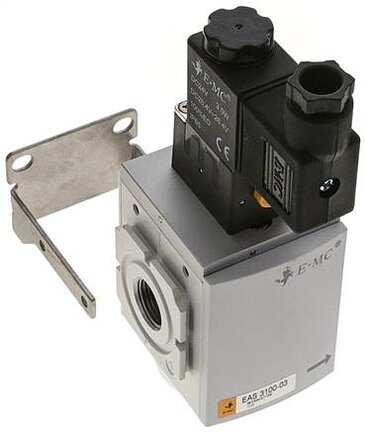 Elektrozawór załączający do FRL, 3/2 G3/8, Eco-Line 3A, 230V AC
