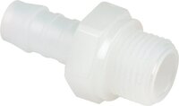 Króciec gwintowany do węża G 1/8"-6 (1/4") mm, PVDF (naturalny)