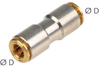 Łącznik wtykowy prosty wysokociśnieniowy 8 mm-8 mm