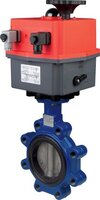 Przepustnica z napędem elektrycznym DN80-PN25 (DIN/EN) GGG40, stal nierdzewna, NBR (KLA80/25BBBELI) - Koly Deutschland